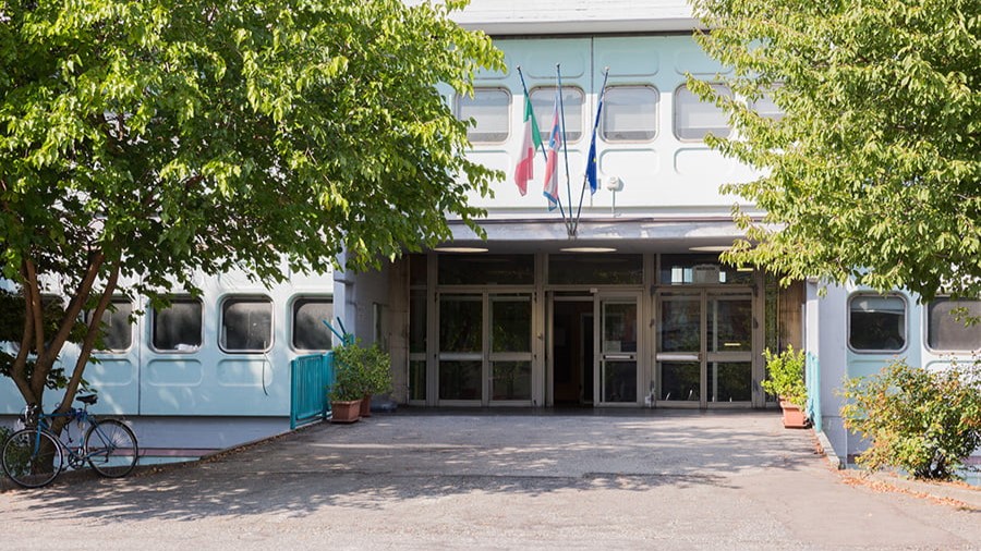 Entrance of the High School